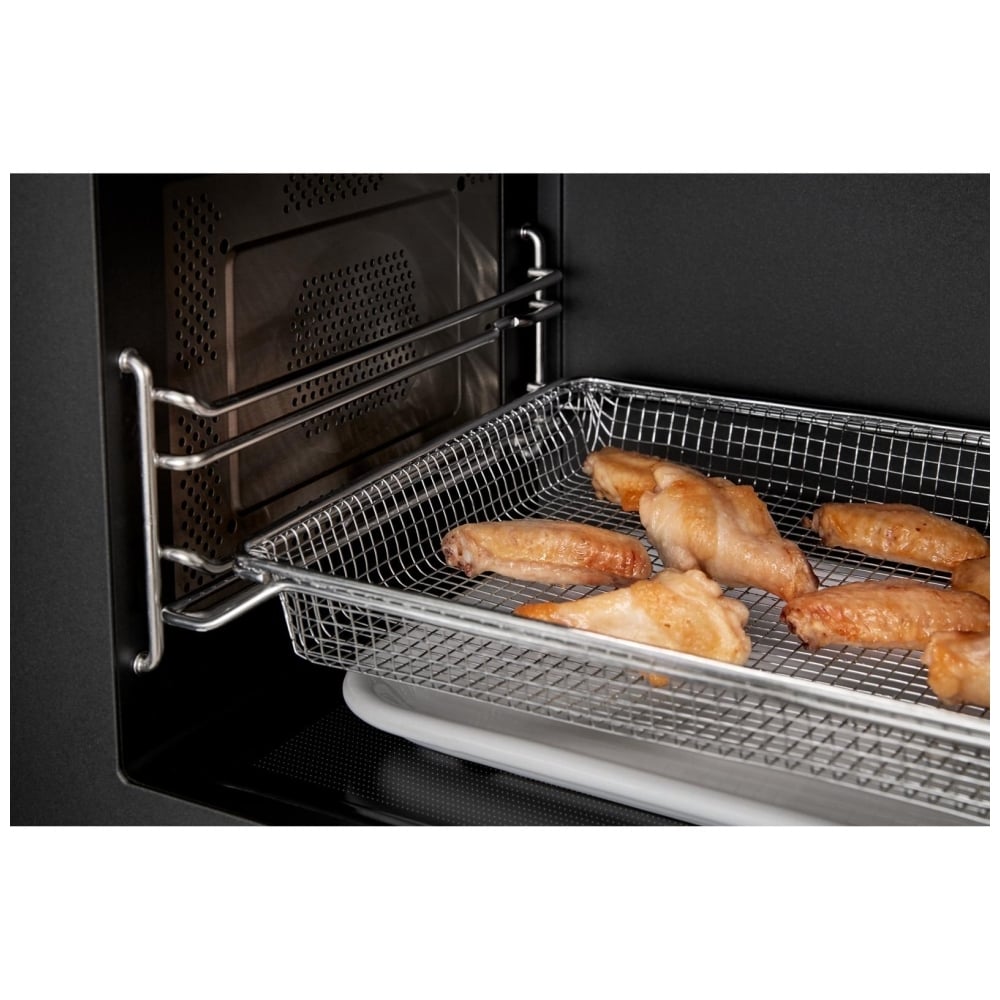 Whirlpool YWMMF7330RZ Over the Range Microwave, 30 inch Exterior Width, 1.1 cu. ft. Capacity, Stainless Steel colour Air Fry/Roast/Grill Mode