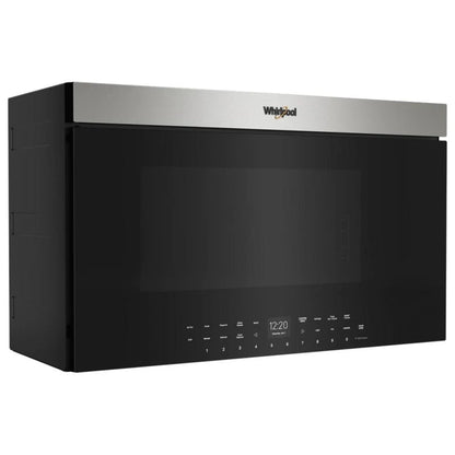 Whirlpool YWMMF7330RZ Over the Range Microwave, 30 inch Exterior Width, 1.1 cu. ft. Capacity, 400 CFM, Convection, 900 W Watts, LED, 17.88 inch Height, Stainless Steel colour Air Fry/Roast/Grill Mode