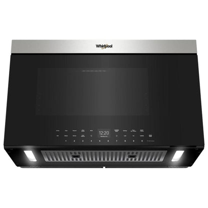 Whirlpool YWMMF7330RZ Over the Range Microwave, 30 inch Exterior Width, 1.1 cu. ft. Capacity, Stainless Steel colour Air Fry/Roast/Grill Mode