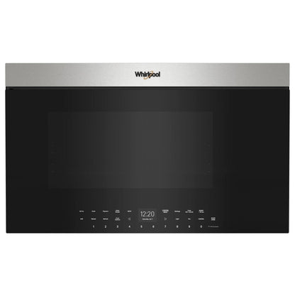 Whirlpool YWMMF7330RZ Over the Range Microwave, 30 inch Exterior Width, 1.1 cu. ft. Capacity, Stainless Steel colour Air Fry/Roast/Grill Mode