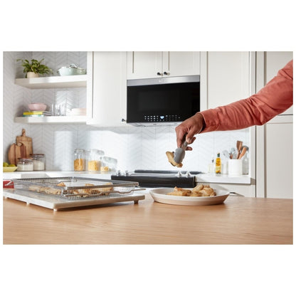 Whirlpool YWMMF7330RZ Over the Range Microwave, 30 inch Exterior Width, 1.1 cu. ft. Capacity, Stainless Steel colour Air Fry/Roast/Grill Mode