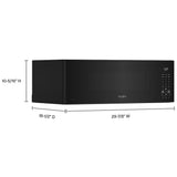 Whirlpool YWML75011HB Over the Range Microwave, 30 inch Exterior Width, 1.1 cu. ft. Capacity, 400 CFM, 1,000 W Watts, LED, Black colour
