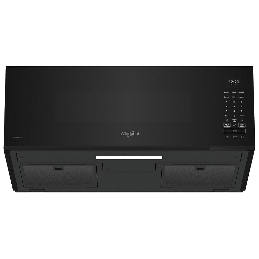 Whirlpool YWML75011HB Over the Range Microwave, 30 inch Exterior Width, 1.1 cu. ft. Capacity, 400 CFM, 1000 W Watts, LED, 10 5/16 inch Height, Black colour