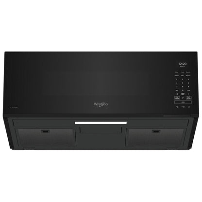 Whirlpool YWML75011HB Over the Range Microwave, 30 inch Exterior Width, 1.1 cu. ft. Capacity, 400 CFM, 1000 W Watts, LED, 10 5/16 inch Height, Black colour