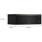 Whirlpool YWMML5530RV Over the Range Microwave, 30 inch Exterior Width, 1.1 cu. ft. Capacity, 450 CFM, 1,000 W Watts, LED, Black Stainless Steel colour