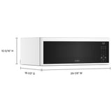 Whirlpool YWMML5530RW Over the Range Microwave, 30 inch Exterior Width, 1.1 cu. ft. Capacity, 450 CFM, 1,000 W Watts, LED, White colour