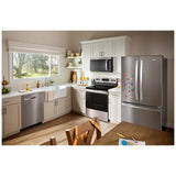 Whirlpool YWMMS3130RZ Over the Range Microwave, 30 inch Exterior Width, 1.7 cu. ft. Capacity, 300 CFM, 900 W Watts, Incandescent , Finger Print Resistant Stainless Steel colour