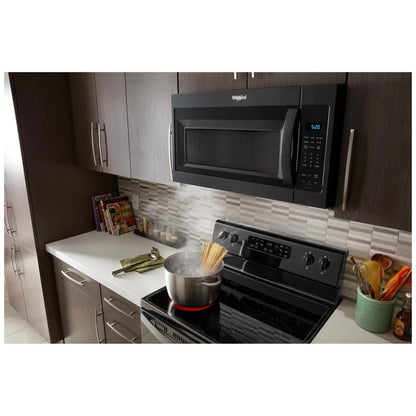 Whirlpool YWMMS3230SB Over the Range Microwave, 30 inch Exterior Width, 1.9 cu. ft. Capacity, 300 CFM, 1,000 W Watts, Incandescent , Black colour