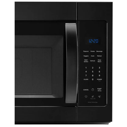 Whirlpool YWMMS3230SB Over the Range Microwave, 30 inch Exterior Width, 1.9 cu. ft. Capacity, 300 CFM, 1,000 W Watts, Incandescent , Black colour