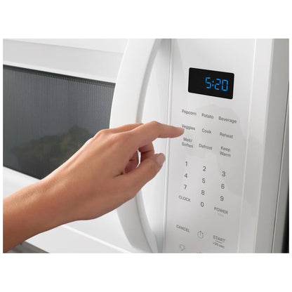 Whirlpool YWMMS3230SW Over the Range Microwave, 30 inch Exterior Width, 1.9 cu. ft. Capacity, 300 CFM, 1,000 W Watts, Incandescent , White colour