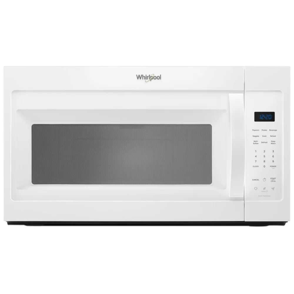 Whirlpool YWMMS3230SW Over the Range Microwave, 30 inch Exterior Width, 1.9 cu. ft. Capacity, 300 CFM, 1,000 W Watts, Incandescent , White colour