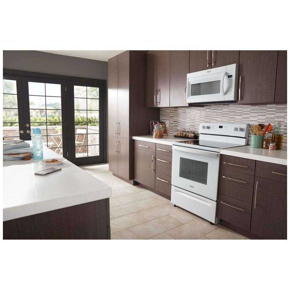 Whirlpool YWMMS3230SW Over the Range Microwave, 30 inch Exterior Width, 1.9 cu. ft. Capacity, 300 CFM, 1,000 W Watts, Incandescent , White colour