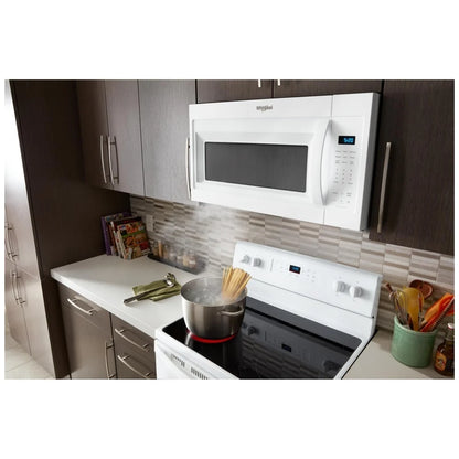 Whirlpool YWMMS3230SW Over the Range Microwave, 30 inch Exterior Width, 1.9 cu. ft. Capacity, 300 CFM, 1,000 W Watts, Incandescent , White colour