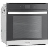 Whirlpool YWOS52ES4MZ Single Wall Oven, 24 inch Exterior Width, True Convection, Self Clean, 2.9 cu. ft. Capacity, Wifi Enabled, Air Fry, Stainless Steel colour