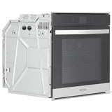 Whirlpool YWOS52ES4MZ Single Wall Oven, 24 inch Exterior Width, True Convection, Self Clean, 2.9 cu. ft. Capacity, Wifi Enabled, Air Fry, Stainless Steel colour