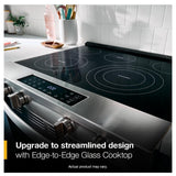 Whirlpool YWSES3330TB Electric Range, 5.3 cu. ft. Capacity, 30 inch Exterior Width, 5 Burners, Storage Drawer, Steam Clean, 3,000 W Highest Element, Black colour, FlexHeat™ Elements