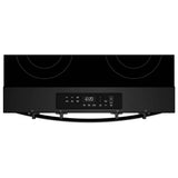 Whirlpool YWSES3330TB Electric Range, 5.3 cu. ft. Capacity, 30 inch Exterior Width, 5 Burners, Storage Drawer, Steam Clean, 3,000 W Highest Element, Black colour, FlexHeat™ Elements