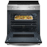Whirlpool YWSES3330TS Electric Range, 5.3 cu. ft. Capacity, 30 inch Exterior Width, 5 Burners, Storage Drawer, Steam Clean, 3,000 W Highest Element, Stainless Steel colour, FlexHeat™ Elements