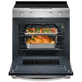 Whirlpool YWSES4530TZ Electric Range, 5.3 cu. ft. Capacity, 30 inch Exterior Width, 5 Burners, Storage Drawer, Air Fry, Steam Clean, 3,000 W Highest Element, FingerPrint Resistant Stainless colour, FlexHeat™ Elements