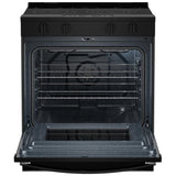 Whirlpool YWSES5030SB Electric Range, 5.3 cu. ft. Capacity, 30 inch Exterior Width, Convection, 5 Burners, Storage Drawer, Air Fry, Steam & Self Clean, 3,000 W Highest Element, Black colour