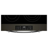 Whirlpool YWSES5030SV Electric Range, 5.3 cu. ft. Capacity, 30 inch Exterior Width, Convection, 5 Burners, Storage Drawer, Air Fry, Steam & Self Clean, 3,000 W Highest Element, Black Stainless colour