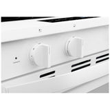 Whirlpool YWSES7530RW Electric Range, 5.3 cu. ft. Capacity, 30 inch Exterior Width, True Convection, 5 Burners, Storage Drawer, Yes, Steam & Self Clean, White colour