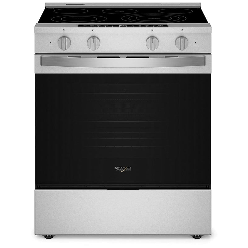 Whirlpool YWSES7530RZ Electric Range, 5.3 cu. ft. Capacity, 30 inch Exterior Width, True Convection, Storage Drawer, Yes, Steam & Self Clean, 12 W Highest Element, Stainless Steel colour