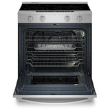 Whirlpool YWSES7530RZ Electric Range, 5.3 cu. ft. Capacity, 30 inch Exterior Width, True Convection, Storage Drawer, Yes, Steam & Self Clean, 12 W Highest Element, Stainless Steel colour