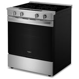 Whirlpool YWSES7530RZ Electric Range, 5.3 cu. ft. Capacity, 30 inch Exterior Width, True Convection, Storage Drawer, Yes, Steam & Self Clean, 12 W Highest Element, Stainless Steel colour