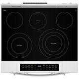Whirlpool YWSES7530RZ Electric Range, 5.3 cu. ft. Capacity, 30 inch Exterior Width, True Convection, Storage Drawer, Yes, Steam & Self Clean, 12 W Highest Element, Stainless Steel colour