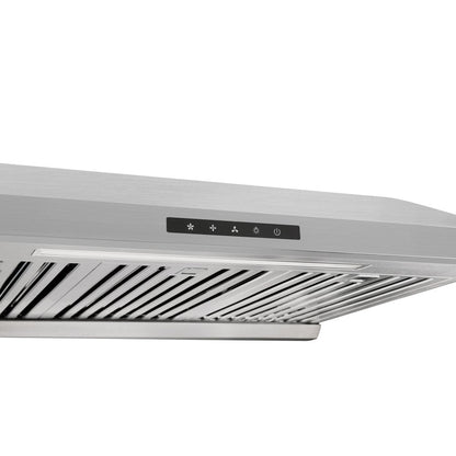 Vesta Arlington 30" Black Stainless Steel Under Cabinet Range Hood