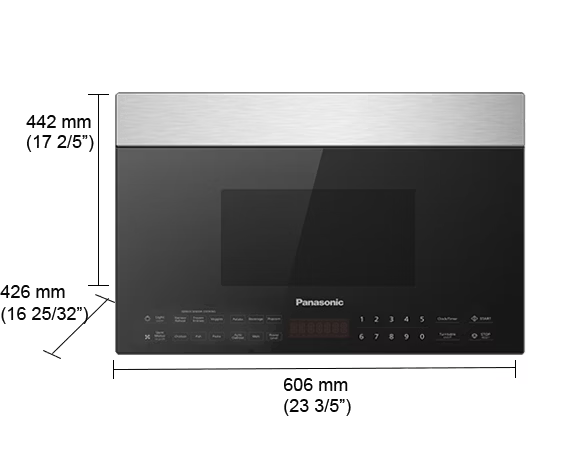Panasonic NNSG138S Genius® Over-the-Range Microwave Oven