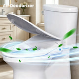 R&T V3200 Electric Bidet Seat with Remote Control Elongated