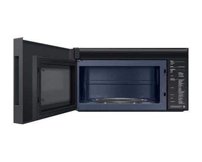 Samsung ME21DB650012AC Over the Range Microwave, 30 inch Exterior Width, 2.1 cu. ft. Capacity, 400 CFM, 950 W Watts, LED, White Glass colour