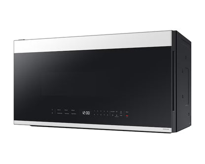 Samsung ME21DB650012AC Over the Range Microwave, 30 inch Exterior Width, 2.1 cu. ft. Capacity, 400 CFM, 950 W Watts, LED, White Glass colour