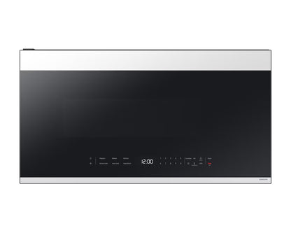 Samsung ME21DB650012AC Over the Range Microwave, 30 inch Exterior Width, 2.1 cu. ft. Capacity, 400 CFM, 950 W Watts, LED, White Glass colour