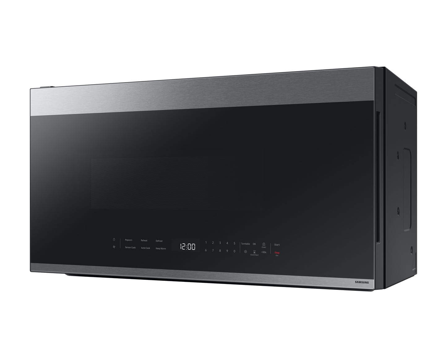 Samsung ME21DG6500SRAC Over the Range Microwave, 30 inch Exterior Width, 2.1 cu. ft. Capacity, 400 CFM, 950 W Watts, LED, Stainless Steel colour