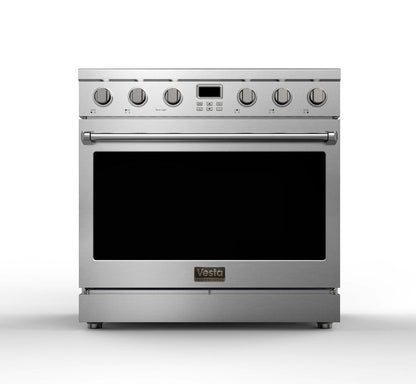 Vesta BC 36" Stainless Steel Professional Freestanding Electric Range