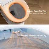R&T V3200 Electric Bidet Seat with Remote Control Elongated