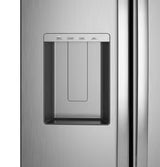GE GZS24NYYFS 23.6 Cu. Ft. Counter-Depth Side-By-Side Refrigerator with Extra Tall Dispenser and In-Door Icemaker