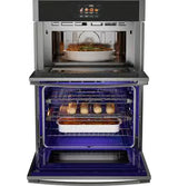 GE Profile PT9900SWSS 30 in" Combination Double Wall Oven with Convection, Air Fry, Steam, Sous Vide, and Advantium™ Technology