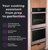 GE Profile PTD7000SZSS 30" Smart Built-In Convection Double Wall Oven with No Preheat Air Fry and Precision Cooking