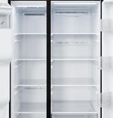 GE GZS24NYYFS 23.6 Cu. Ft. Counter-Depth Side-By-Side Refrigerator with Extra Tall Dispenser and In-Door Icemaker