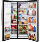 GE GZS24NYYFS 23.6 Cu. Ft. Counter-Depth Side-By-Side Refrigerator with Extra Tall Dispenser and In-Door Icemaker