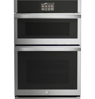 GE Profile PT9900SWSS 30 in" Combination Double Wall Oven with Convection, Air Fry, Steam, Sous Vide, and Advantium™ Technology