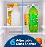 GE GZS24NYYFS 23.6 Cu. Ft. Counter-Depth Side-By-Side Refrigerator with Extra Tall Dispenser and In-Door Icemaker
