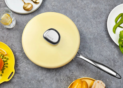 Velosan AVE02010077-HW Pebble Series Nonstick 10''Fry Pan With Lid