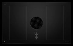 JennAir JIDT836SBL Induction Cooktop, 36 inch Exterior Width, 4 Burners, Downdraft, 3,000 W Highest Element, Black colour