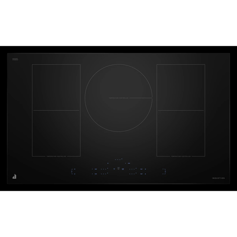 JennAir JICT736SB Induction Cooktop, 36 inch Exterior Width, 5 Burners, Black colour