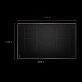 JennAir JICT736SS Induction Cooktop, 36 inch Exterior Width, 5 Burners, Other colour